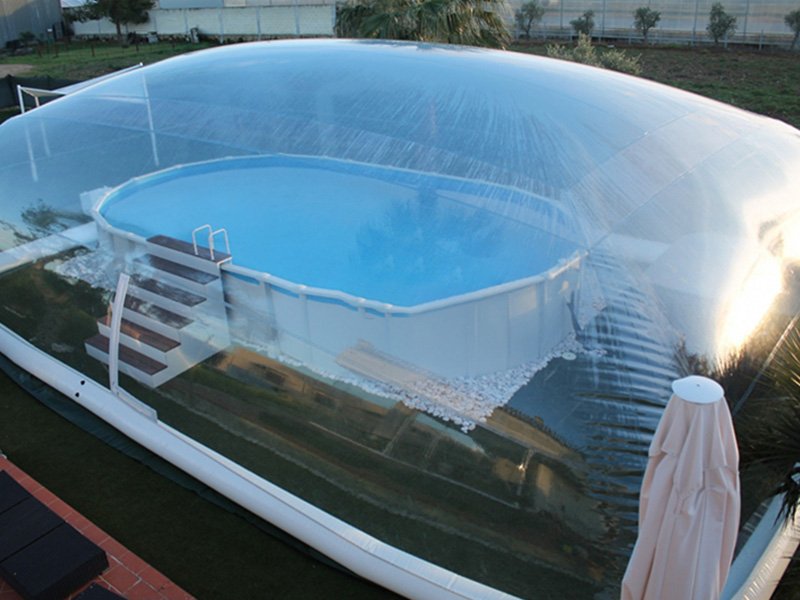 coperture gonfiabili per piscina a cupola